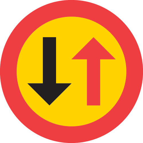 Väjningsplikt mot mötande trafik