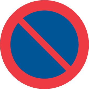 Parkering förbjuden
