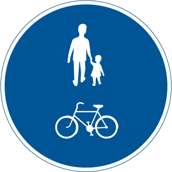 Gemensam gång- och cykelbana